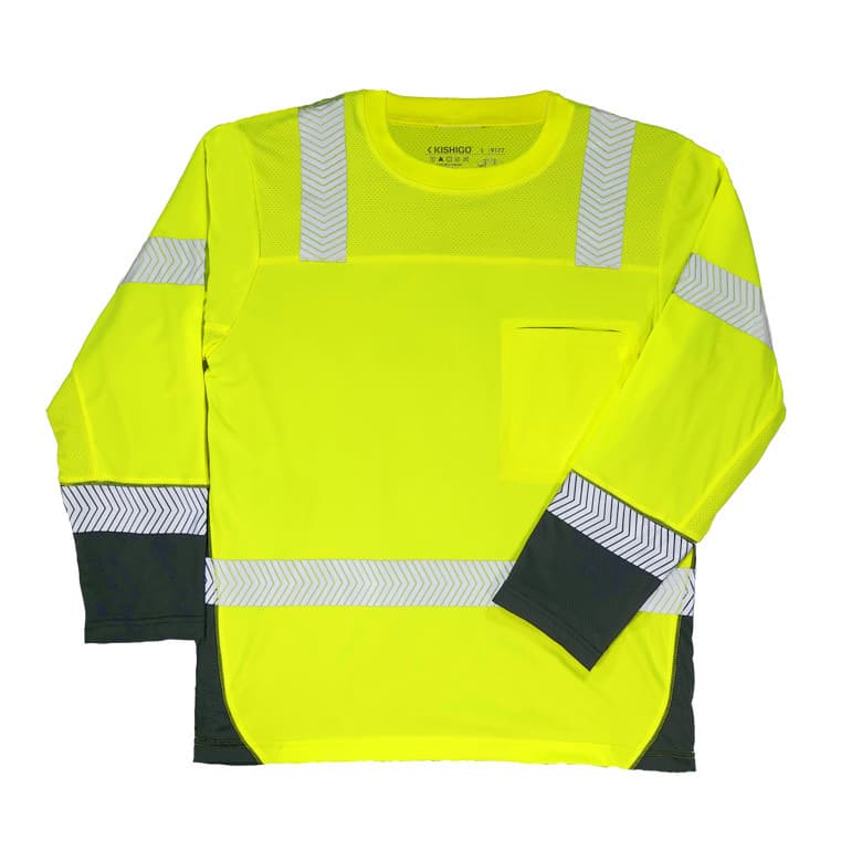 Premium Black Cool Touch Long Sleeve T-shirt