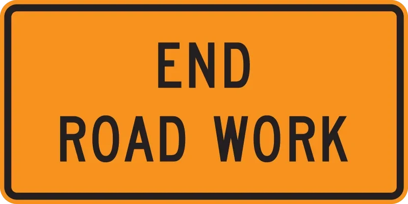 G20-2 End Road Work